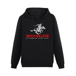 Schlag Winchester Black Mens Hoodies Unisex Pullover Hoody Black Sweatershirt L von Schlag