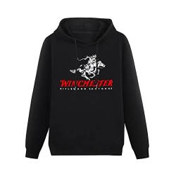 Schlag Winchester Black Mens Hoodies Unisex Pullover Hoody Black Sweatershirt M von Schlag