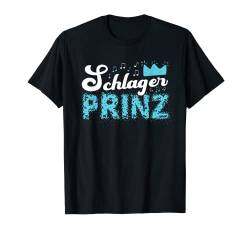 Schlager Prinz Schlager Outfit Herren Schlagerparty Kostüm T-Shirt von Schlagerparty Outfit Schlager Kostüm Schlagermusik