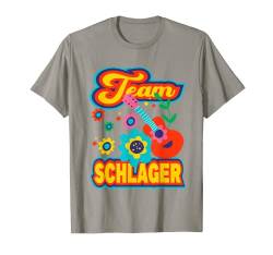 Team Schlager Partner Schlageroutfit Schlagerfan Kostüm Fan T-Shirt von Schlagerparty Outfit Schlager Kostüm Schlagermusik