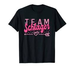 Team Schlager Partner Schlageroutfit Schlagerfan Kostüm Fan T-Shirt von Schlagerparty Outfit Schlager Kostüm Schlagermusik