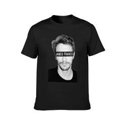 James Franco Mens T-Shirt Casual Cotton Tees Black Tops L von Schloss