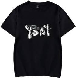 Yeat Rapper Mens T-Shirt Casual Cotton Tees Black Tops M von Schloss
