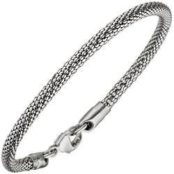 3,6mm Himbeer-Armband Armkette Armschmuck 925 Silber glänzend Unisex 19cm von Schmuck Krone