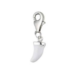 Schmuck-Pur My Charms 925/- Silber Motiv-Anhänger Zahn White von Schmuck-Pur by Cadenis