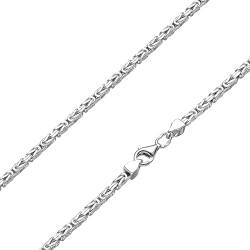 Königskette 2,2mm 925 Silber massiv - Länge Wählbar - Collier Halskette oder Armband (45) von SchmuckForever