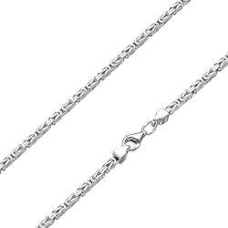Königskette 2,2mm 925 Silber massiv - Länge Wählbar - Collier Halskette oder Armband (50) von SchmuckForever