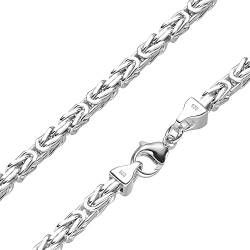 Königskette 5mm 925 Silber massiv - Länge Wählbar - Collier Halskette oder Armband (19) von SchmuckForever