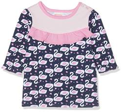 Schnizler Baby - Mädchen Sweat-Shirt Interlock Schwäne 813196, 11 - Marine, 56 von Schnizler