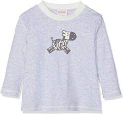 Schnizler Baby - Mädchen Sweat-Shirt Interlock Zebra 813176, 37 - Grau/Melange, 56 von Schnizler