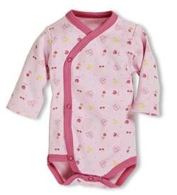 Schnizler Baby Mädchen Wickelbody Rosa Allover Body, Rosa (Rose 14), 56 EU von Schnizler