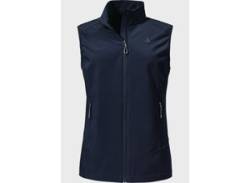 Funktionsweste SCHÖFFEL "Softshell Vest Tonion L" Gr. 38, blau (8820, blau) Damen Westen Outdoorwesten von Schöffel