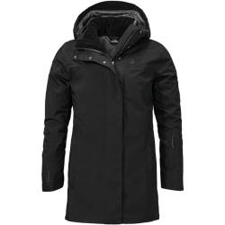 Schöffel Damen Barth 3in1 Parka, black, 38 von Schöffel