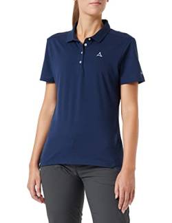 Schöffel Damen Vilan Polohemd, Dress Blues, 44 von Schöffel