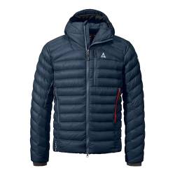 Schöffel M Down Jacket Silvretta Blau - Daunen Leichte wasserabweisende Herren Pertex Quantum Daunenjacke, Größe 52 - F von Schöffel