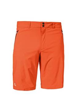 Schöffel M Shorts Hestad Orange - Vielseitige langlebige Herren Trekkingshorts, Größe 48 - Farbe Red Orange von Schöffel