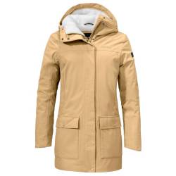 Schöffel - Women's Insulated Parka Rotterdam - Parka Gr 34 beige von Schöffel