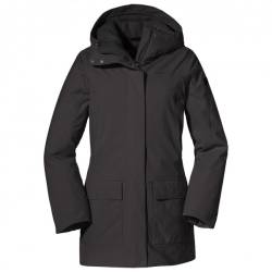 Schöffel - Women's Insulated Parka Rotterdam - Parka Gr 48 schwarz/grau von Schöffel