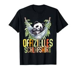 Panda Pandabär Offizielles Schlafshirt Schlafanzug Nachthemd T-Shirt von Schön Offizielles Schlafshirt Pyjama 2024 SHOP