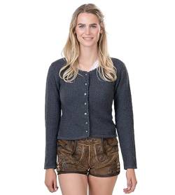 Trachten Strickjacke Damen– Elegante & taillierte Trachtenjacke aus hochwertiger & Leichter Stretch-Baumwolle | Dirndl-Jacke Lena (S) von Schöneberger Trachten Couture