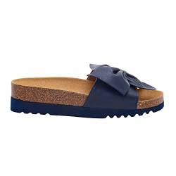 Scholl Damen Bowy Slide Sandal, Blu scuro, 37 von Scholl