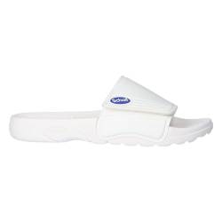 Scholl Herren Nautilus Slide-Sandale, Weiß, 40 EU von Scholl