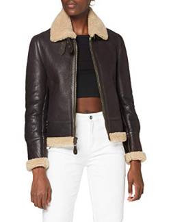 Schott NYC Damen LCW1257 Lederjacke, Korduanleder, M von Schott NYC