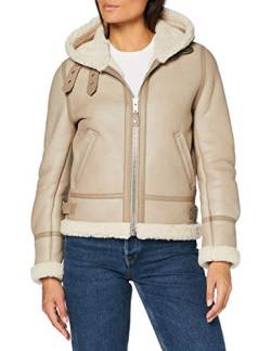 Schott NYC Damen Lcw1257h Lederjacke, Lt.Beige, X-Small von Schott NYC