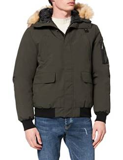 Schott NYC Herren KEYBURN Jacke, Kaki, XL von Schott NYC