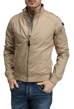 Schott NYC Herren Kenny Jacke, Lt.beige, L von Schott NYC