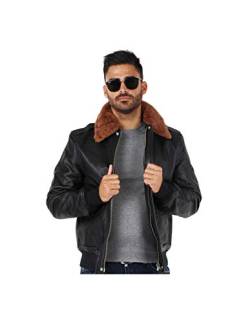 Schott NYC Herren LC2412 Jacke, Schwarz (Black 90), Large von Schott NYC