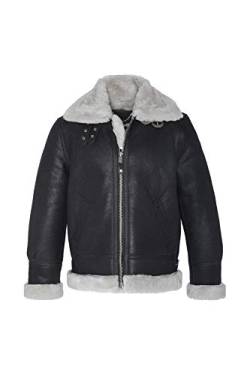 Schott NYC Herren Lc1259 Lederjacke, Schwarz/Off White, S von Schott NYC