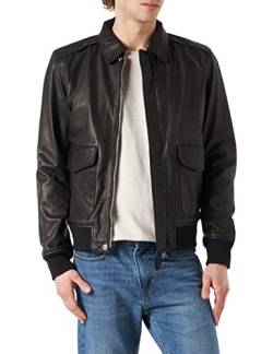 Schott NYC Herren Lcflyvint Lederjacke, Schwarz, M von Schott NYC