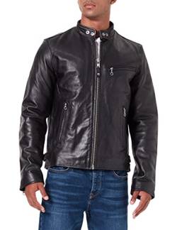 Schott NYC Herren Lederjacke Lc940D, Gr. XL, Schwarz - Black von Schott NYC