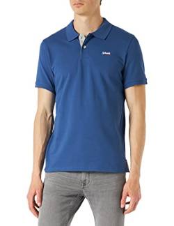 Schott NYC Herren PSMILTON Polohemd, Blue/Hgrey, XL von Schott NYC