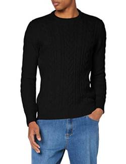 Schott NYC Herren Plbruce1 Pullover, Black, XL von Schott NYC