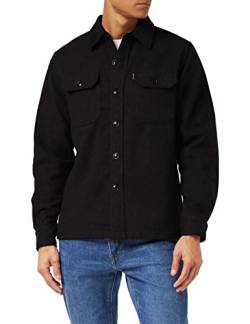 Schott NYC Herren Shcarl3 Hemd, Black, L von Schott NYC