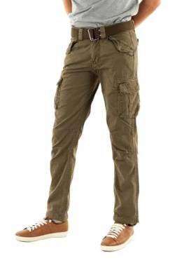 Schott NYC Herren Trbatle70pk2 Klassische Hose, Oliv, 32W von Schott NYC