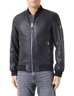 Schott NYC Herren lcbombers Lederbomber, Schwarz, L von Schott NYC