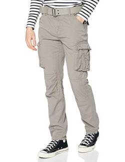 Schott NYC Homme Pantalon, Slim, Coton, Gris (Grey), 33W von Schott NYC