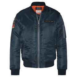 Schott NYC Unisex Airvintrs Blouson Bomber Badges Schott, Marineblau, X-Large von Schott NYC