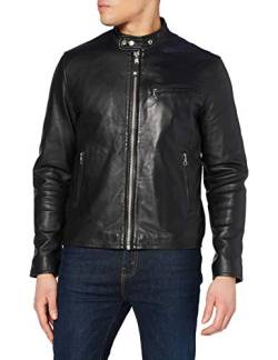 Schott Nyc Herren Blouson Jacke, Gr. Small, schwarz von Schott NYC