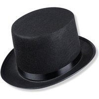 Schramm Trachtenhut Schramm® Zylinder Hut mit Satinband Schwarz für Erwachsene Chapeau Zylinderhut von Schramm