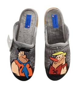 Schuhkönig ALBEROLA HAUSSCHUH/PANTOFFEL HELLE SOHLE AC10074AS COMIC-DRUCK (eu_footwear_size_system, adult, men, numeric, medium, numeric_41) von Schuhkönig