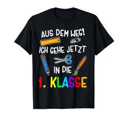 Kinder Schule Grundschule Kindergarten Lustiges Einschulung T-Shirt von Schulkind 2021 Schulbeginn Erster Schultag Outfit
