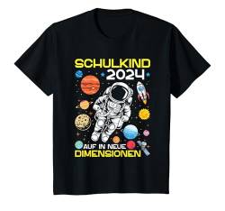 Kinder Schulkind 2024 Weltraum Planet Jungen Einschulung Astronaut T-Shirt von Schulkind 2024 Junge Geschenk Einschulung