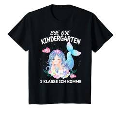 Kinder Schulkind 2024 Mädchen Meerjungfrau Einschulung 1. Klasse T-Shirt von Schulkind 2024 Mädchen Erstklässler Geschenke