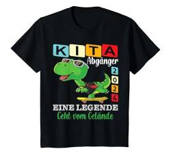 Kinder Kita Abgänger 2024 Schulkind Einschulung Schule Dinosaurier T-Shirt von Schulkind 2024 Tshirt für den Schulanfang