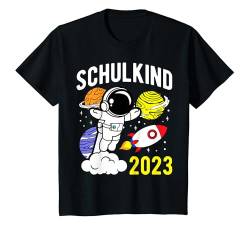 Kinder Schulkind 2023 - Weltraum Astronaut Schulanfang Einschulung T-Shirt von Schulkind Astronaut Geschenkideen & Designs