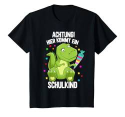 Kinder Schulanfang Einschulung Dinosaurier Schulkind T-Shirt von Schulkind Einschulung Geschenk von Lifua